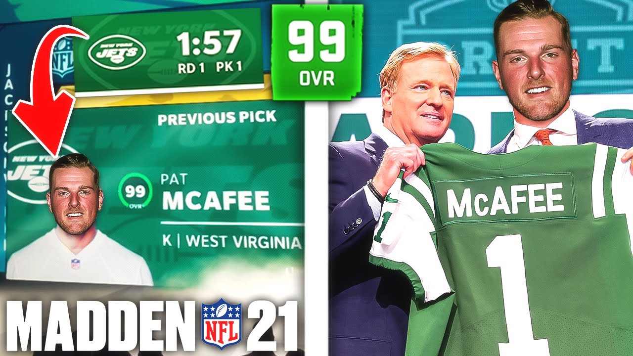 Возможно ли, что кикер будет выбран под первым номером в драфте Madden 21?