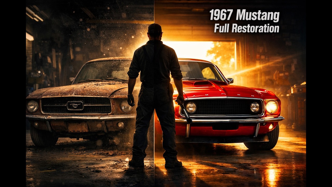 1967 Ford Mustang Fastback Full Restoration  ASMR Muscle Car Rebuild  RevTorque |#asmrcarrestoration