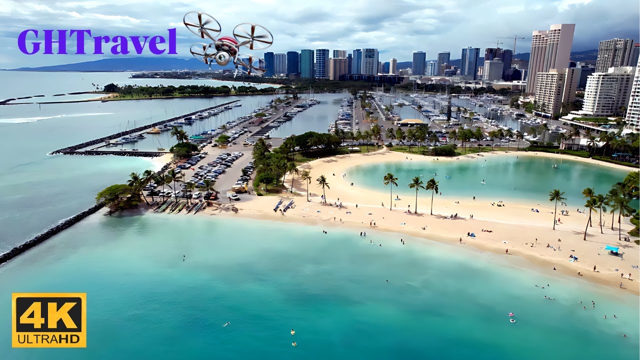 The best aerial views of Honolulu (Hawaii) in 4K!