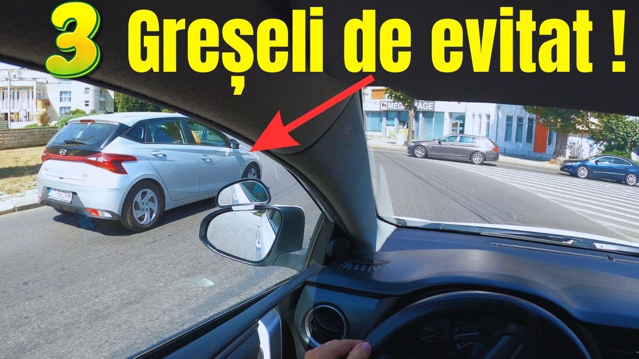 3 GREȘELI DE EVITAT LA EXAMENUL AUTO ! S-a TERMINAT examenul INSTANT și nici măcar nu ai REALIZAT !