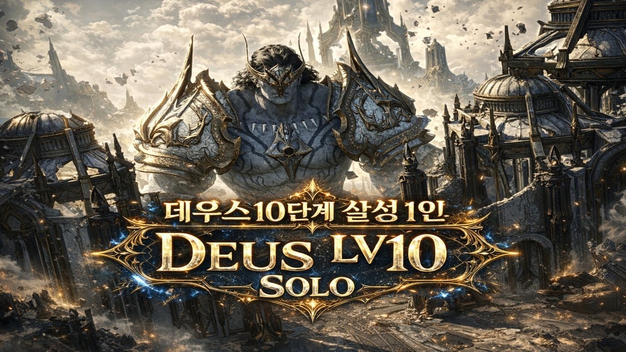 아이온2 초월 데우스 10단계 살성1인 8분54초 / Aion2 Deus Solo