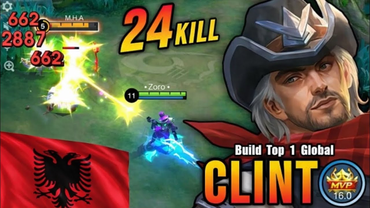 Clint dominating in Brawl ! 24 Kills, 10 Assists +2x Savage! Build Top 1 Global 