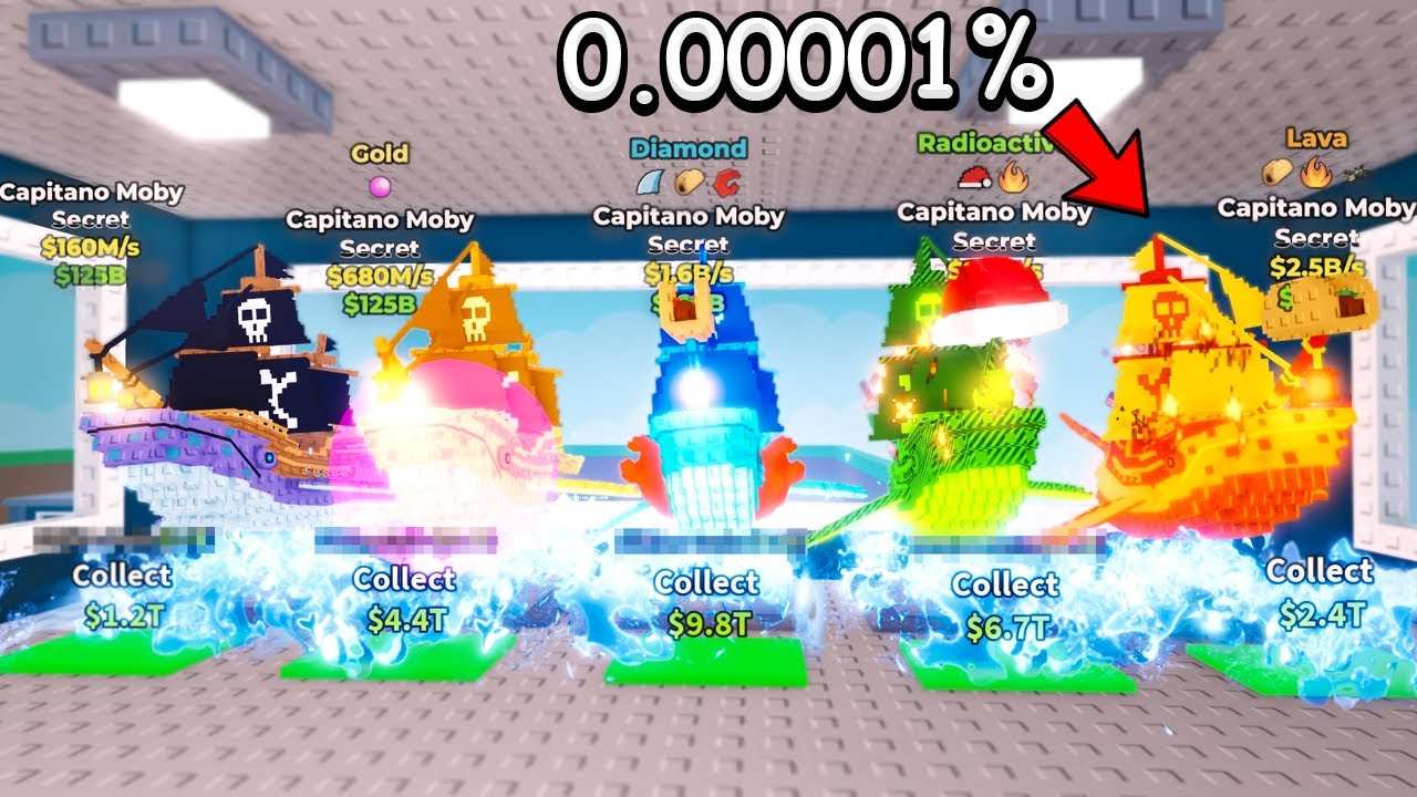 Обмен на САМЫЕ РЕДКИЕ Capitano Moby's в игре Steal a Brainrot