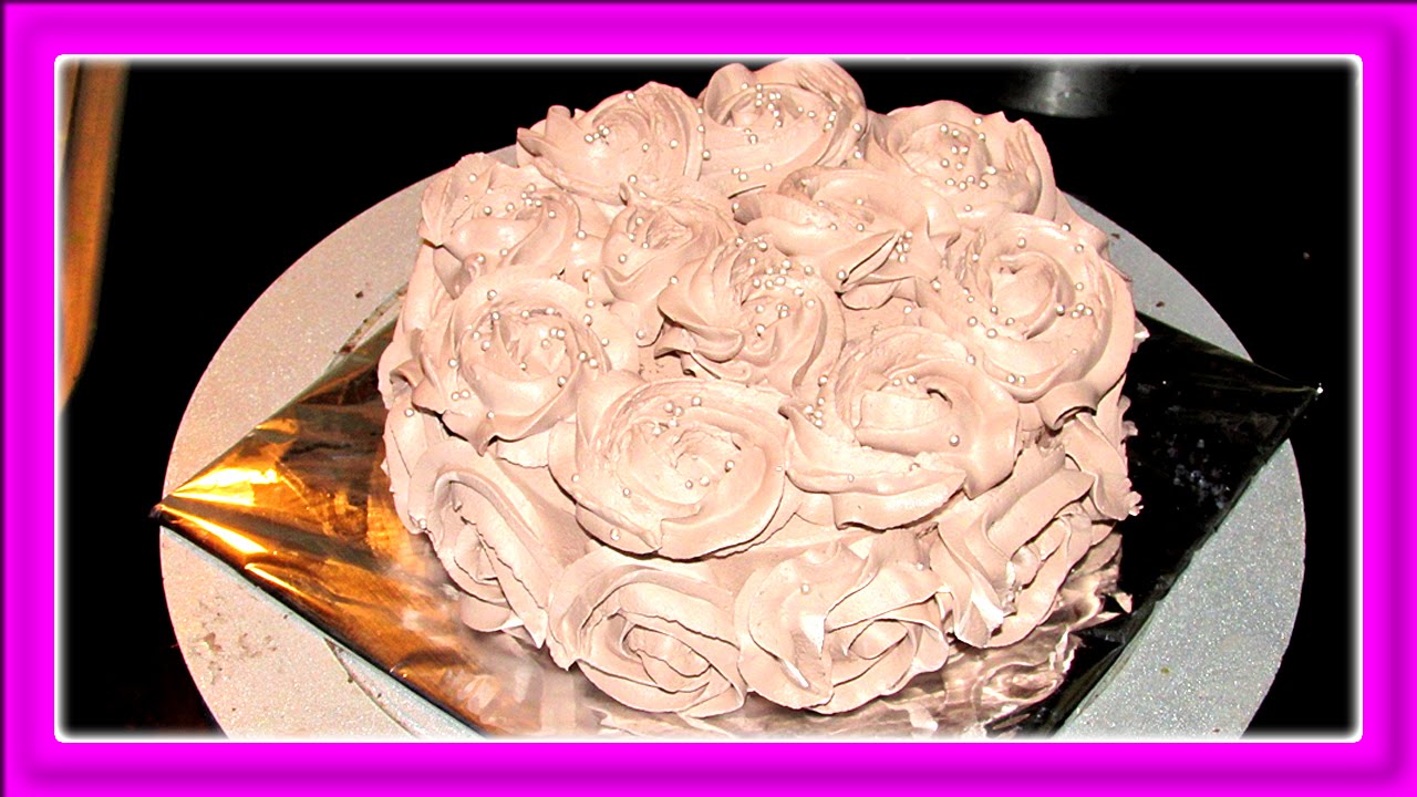 How To Make Chocolate Cake / Anniversary Cake / Cake Decoration at Home
