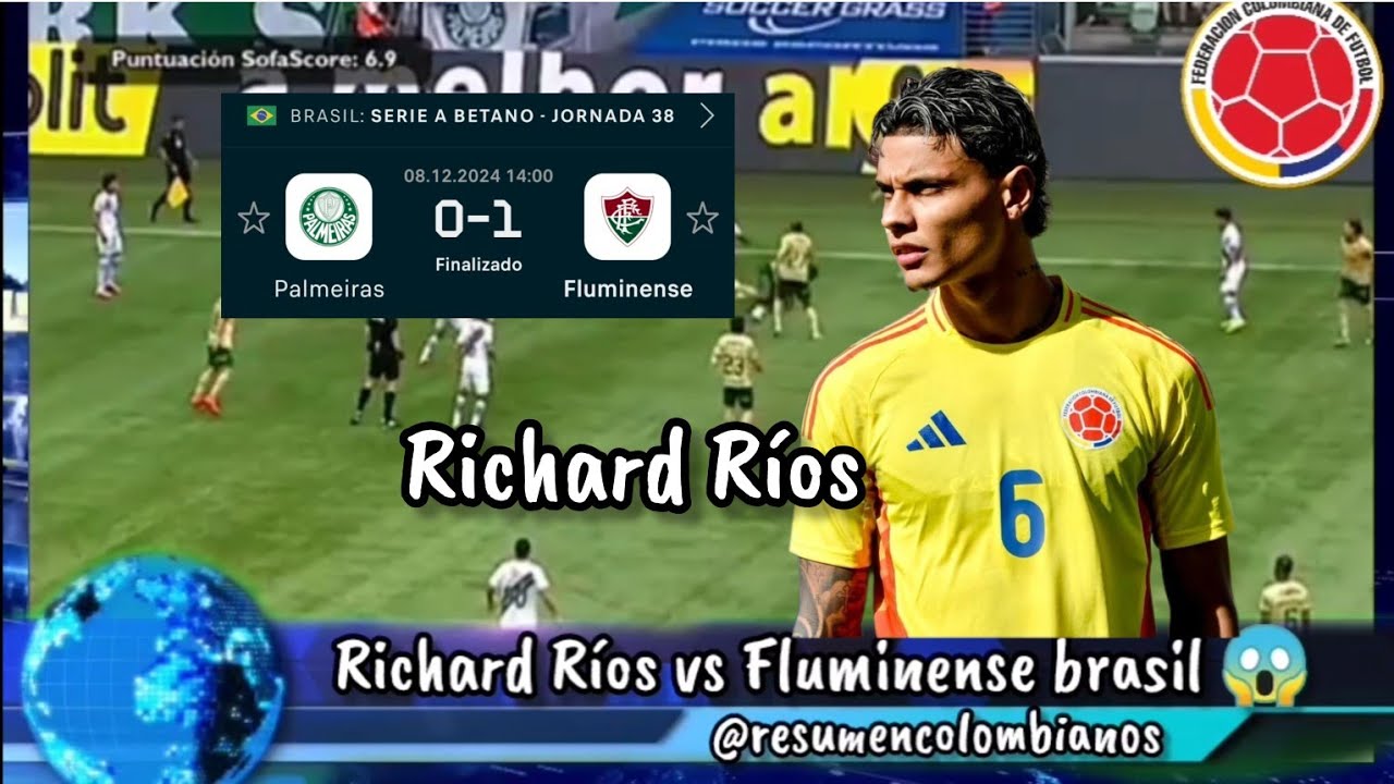 Richard R&iacute;os vs Fluminense resumen y Goles