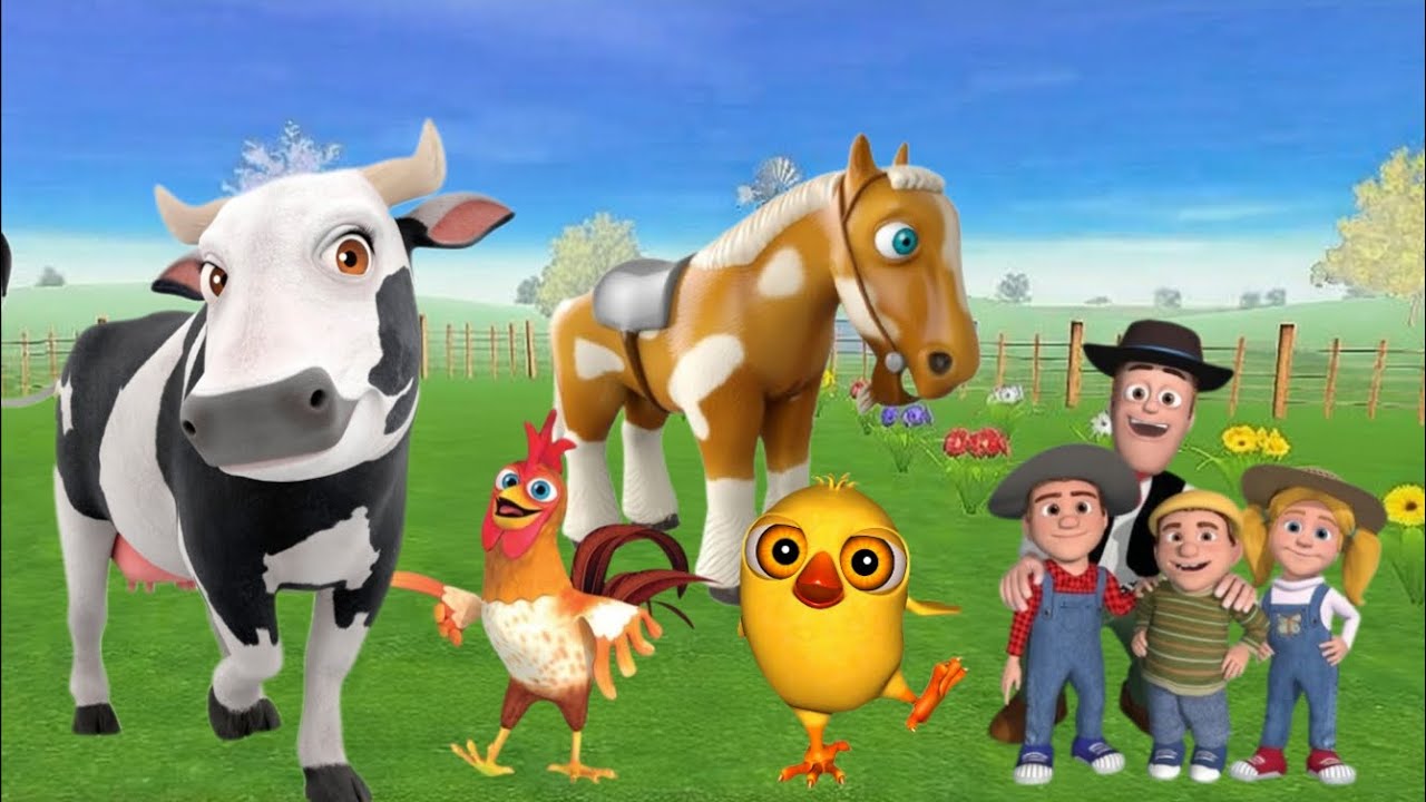El Pollito pío 3d | El toro se congela jugando game ep-02 en el juegodel Toroy el Tractor 3D 2026