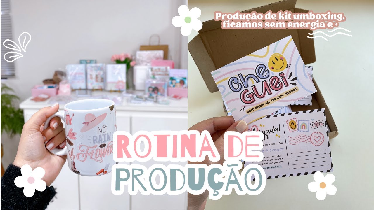 Studio Vlog #34 | 🌷produção de kit unboxing e produtos a pronta entrega✨