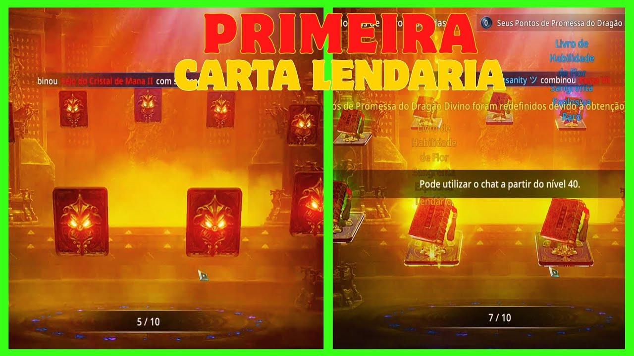 INVOCANDO PRIMEIRA CARTA LEND&Aacute;RIA | MIR4 