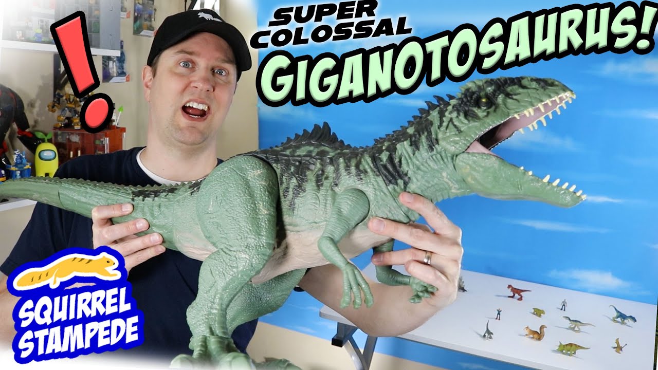 Jurassic World Dominion Super Colossal Giganotosaurus Dinosaur Review