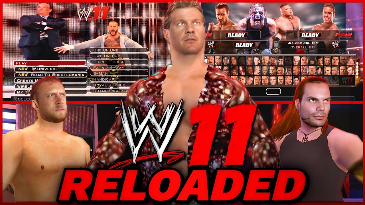 WWE 11 Reloaded By PSPortableR8 Released! [ PSP WWE HIDDEN GEMS SERIES 3 ]