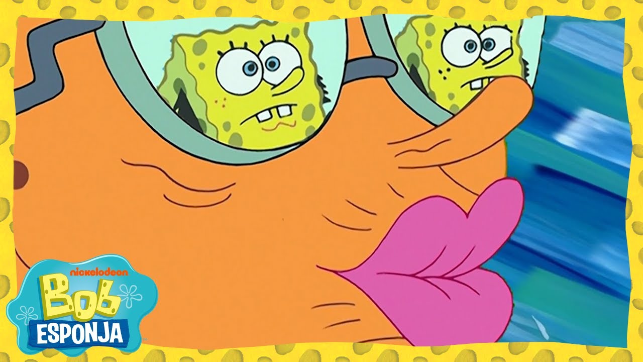 Los besos de la abuela | Bob Esponja en Español