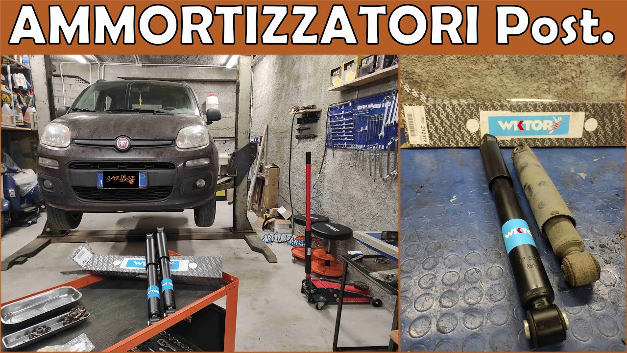Sostituzione AMMORTIZZATORI SCOPPIATI Posteriori - Fiat Panda 312 Natural Power / 4x4 / ...