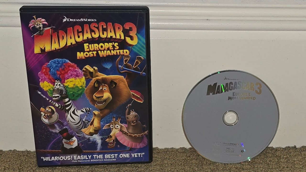 Madagascar 3 Europe's Most Wanted USA DVD Walkthrough (2012)