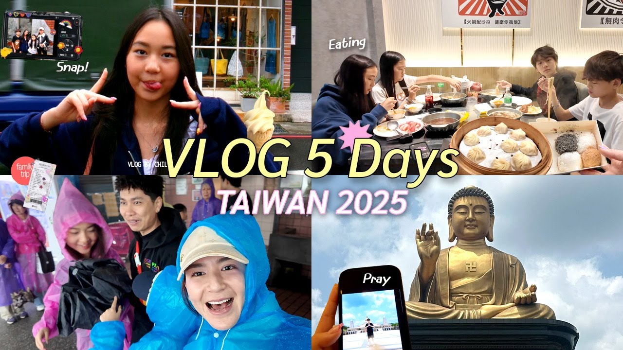5 Days in TAIWAN 🇹🇼 นั่งรถไฟหัวจรวด, Snap ทุก Spot, ชอป Night Market, Eat ร้านเด็ดมิชลิน