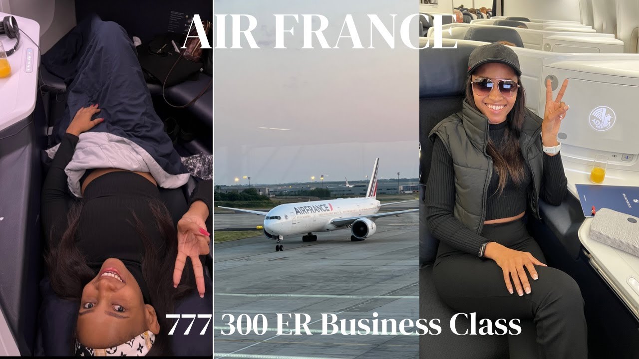 Air France New Business Class | Boeing 777 300 ER | Johannesburg to Paris