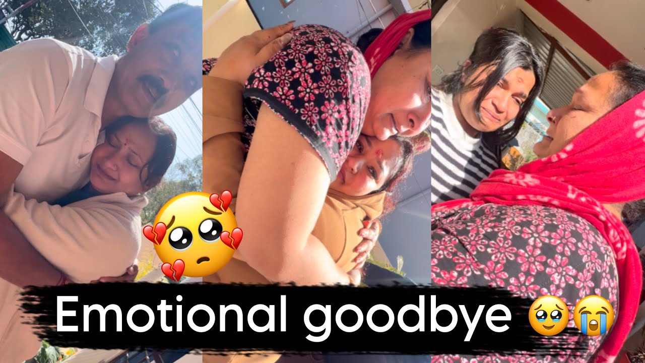EMOTIONAL GOODBYE😭 #family #familyvlog #wedding 