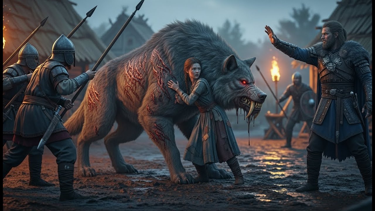 They Raised Spears Against the Beast — The Alpha King Stopped Them When It Shielded Her