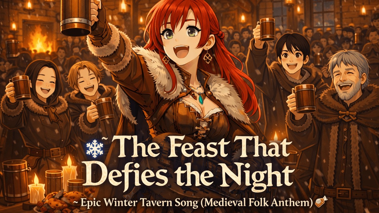 The Feast That Defies the Night | Epic Winter Tavern Song (Medieval Folk Anthem)