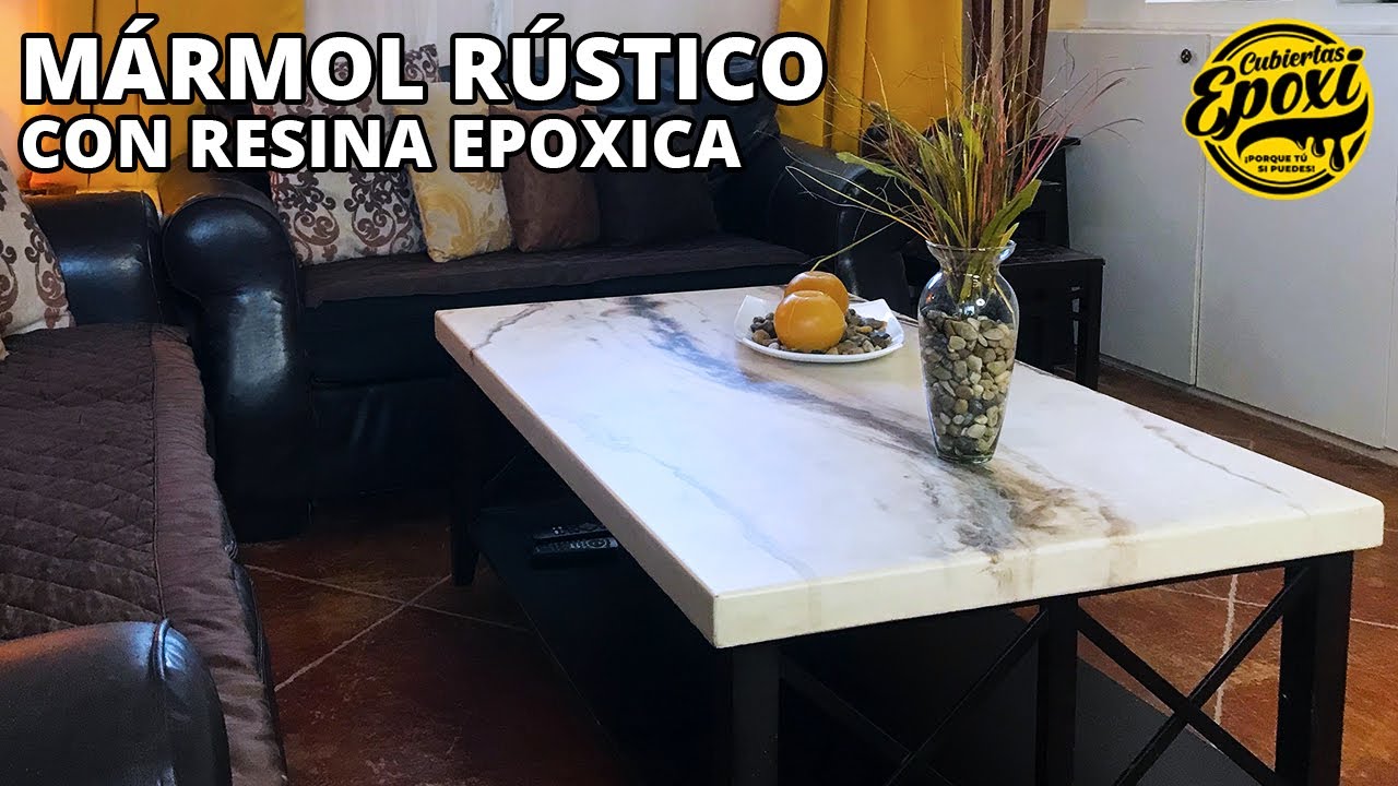 ¡Mármol Rústico Con Resina Epoxica, Transformación! | Cubiertas Epoxi
