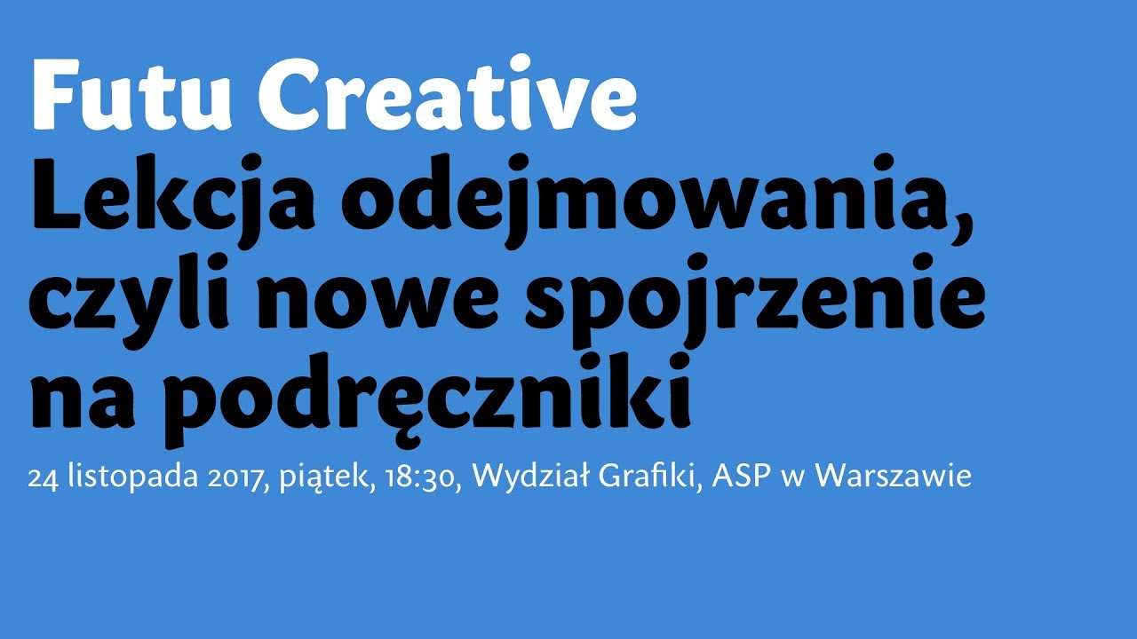 Lekcja odejmowania, czyli nowe spojrzenie na podręczniki