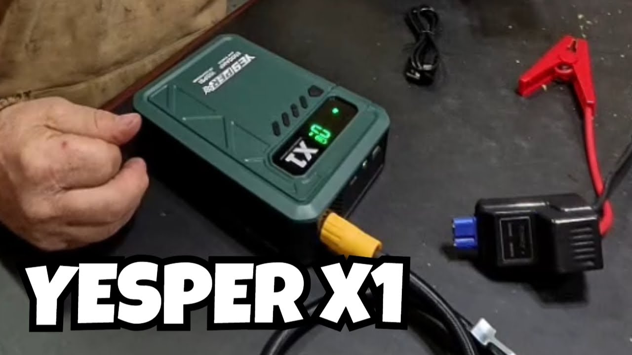 Power Up Your Car Anywhere With The Yesper X1 Jump Starter!