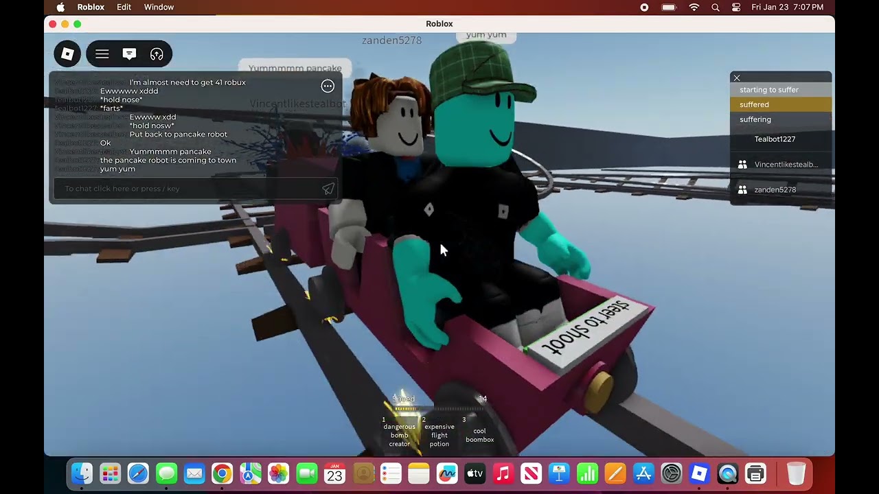 Roblox: Cart Ride Around Nothing fun time with Vincent and Zanden! (I can't move NPC cars anymore)