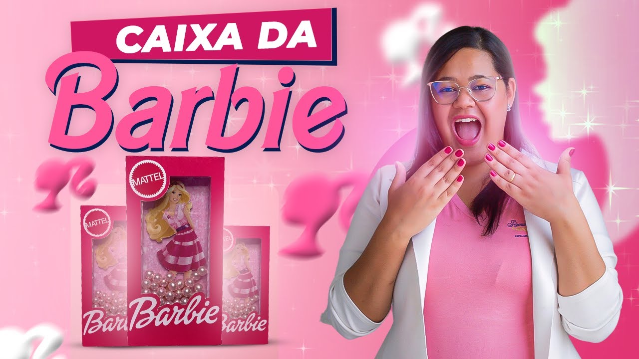 PAP - CAIXA BARBIE - MOLDE GRÁTIS