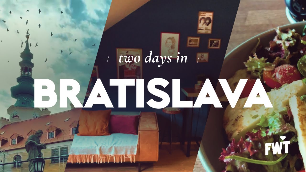 Join us on a Walking Tour in Bratislava | Two Days Trip Vlog I No Talking ASMR