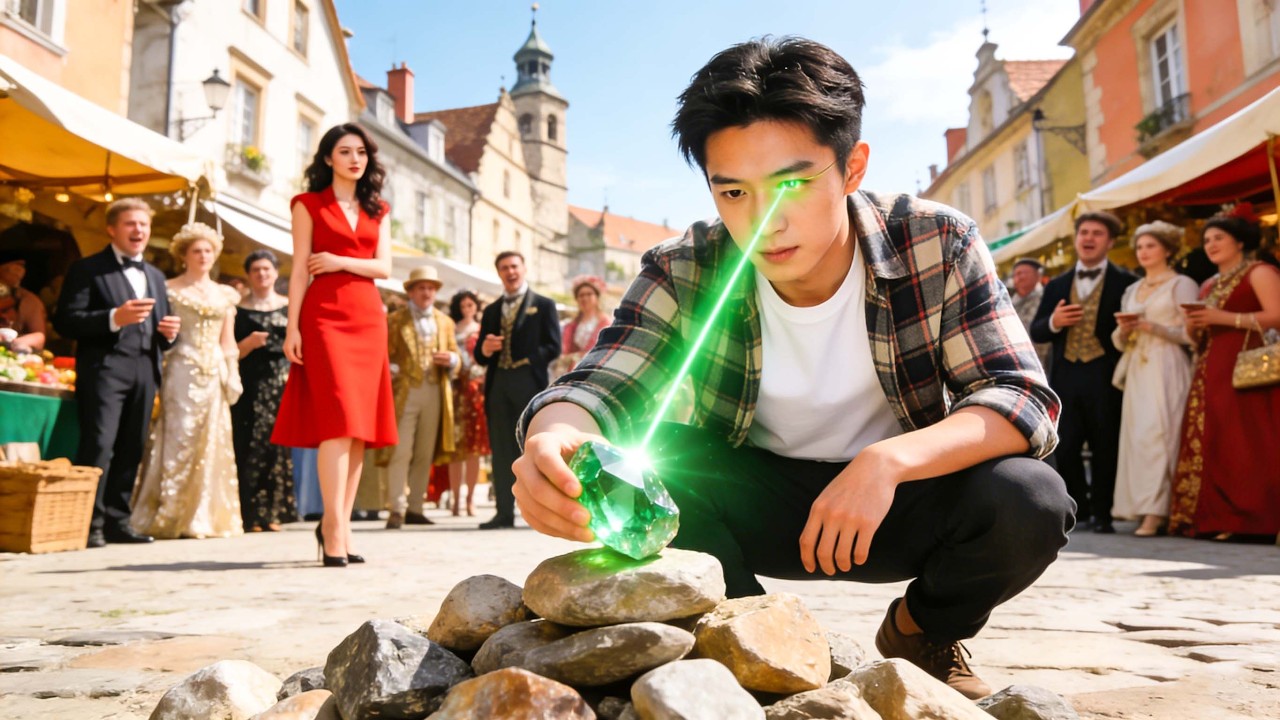 貧しい青年が全財産で石を買った—それは10億の宝石で、美人社長の心まで掴んだ