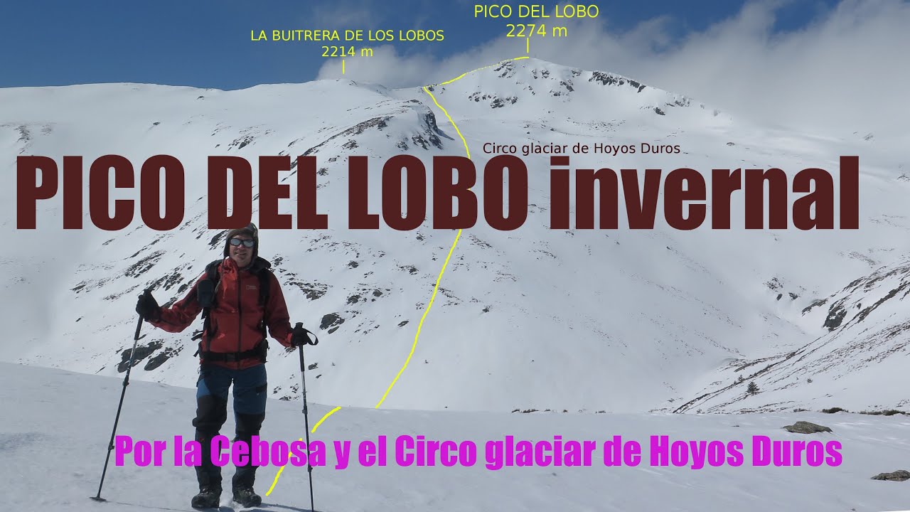 PICO DEL LOBO INVERNAL CRESTA DE LA CEBOSA | SIERRA DE AYLLÓN-GUADAJALARA/SEGOVIA
