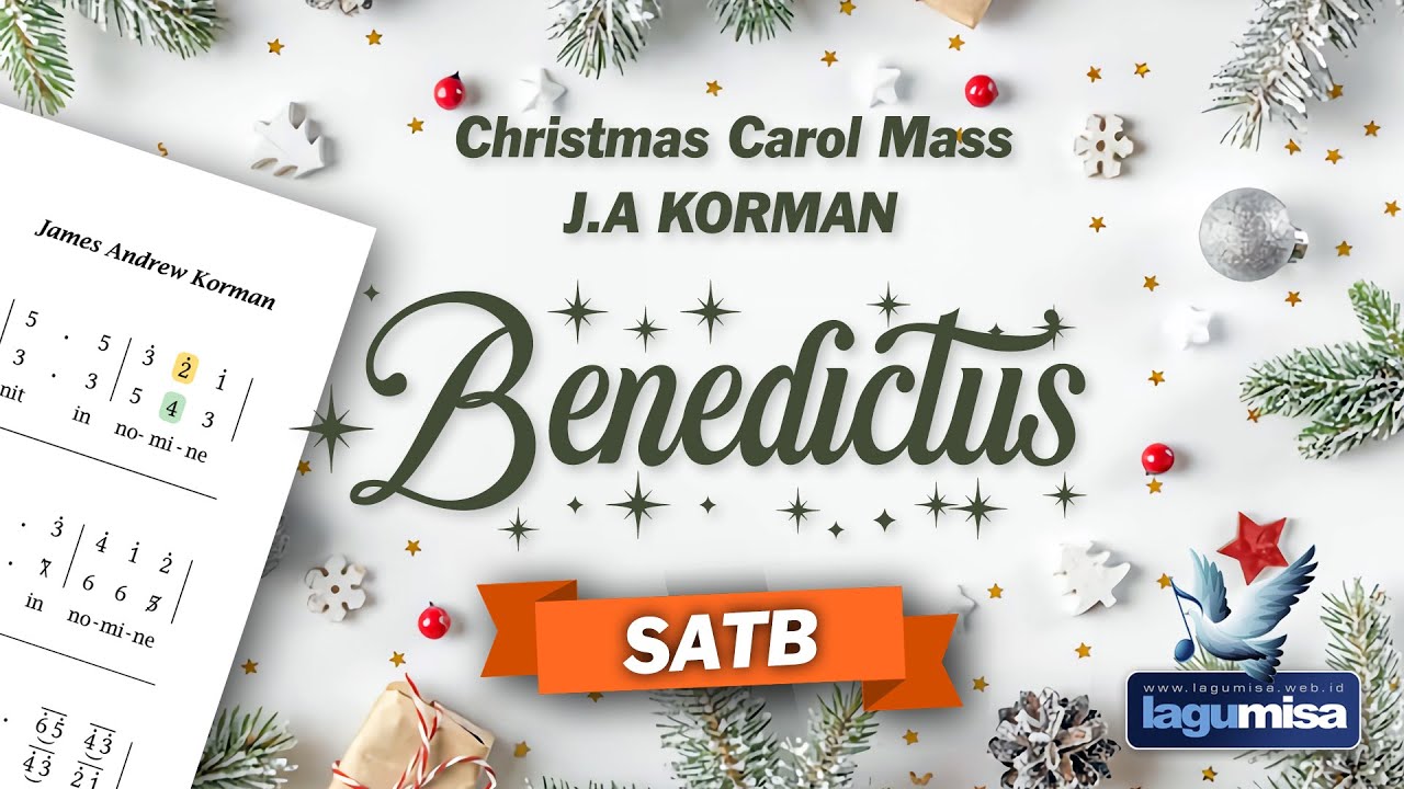 BENEDICTUS (Natal) J.A Korman - Christmas Carol Mass - SATB / All Parts
