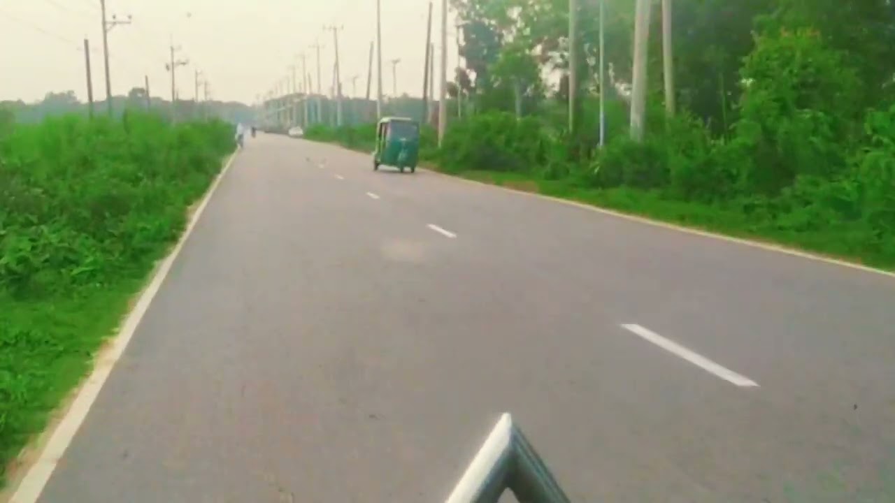 Beautiful scenery in Bangladesh - Bypass road
