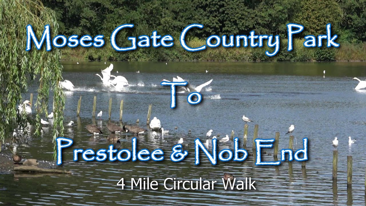 Four mile circular walk from Moses Gate to Prestolee & Nob End