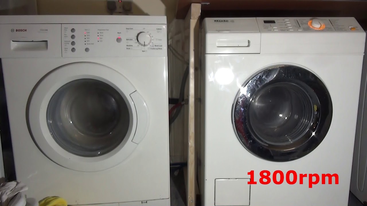Spin Race No.136 : Bosch classixx vs Miele w487wps