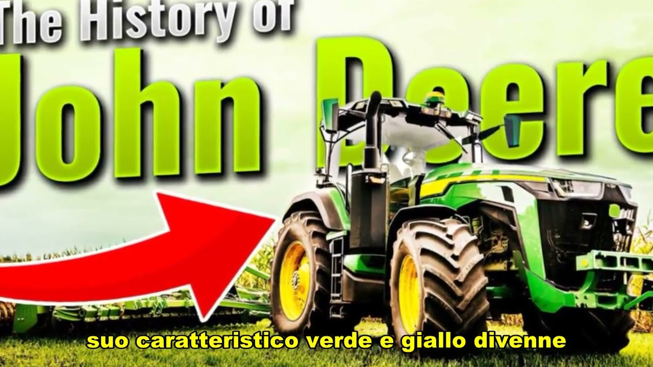 **IL SEGRETO** di John Deere: dall'aratro alla leggenda! 🟢 #