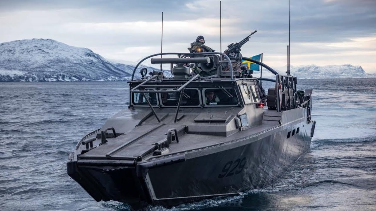 Finnish and Swedish marines practice amphibious operations with other NATO Allies in northern Norway