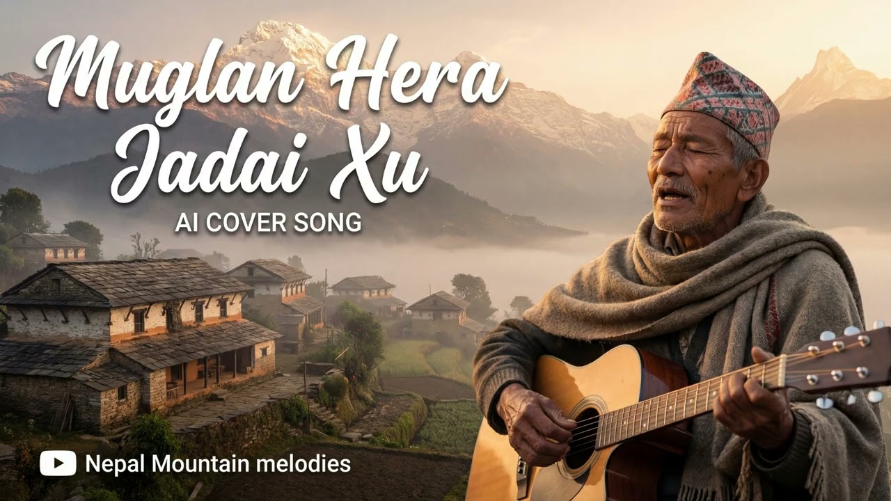 Muglan Hera Jadai Xu – Heart-Touching AI Cover | Nepal Mountain Melodies