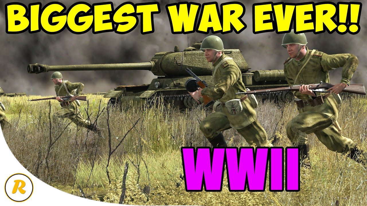 BIGGEST WAR EVER!! - Arma 3: Iron Front 1944