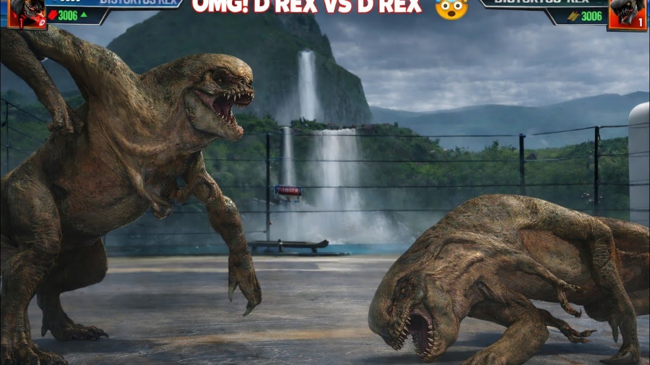 D-REX vs D-REX… I DIDN’T EXPECT THIS 😳 | Jurassic World: The Game” 🦖🔥