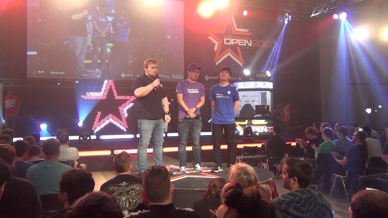 DreamHack Open: Summer 2013: iNcontroL interviewing Liquid Taeja after beating TLO 2:0