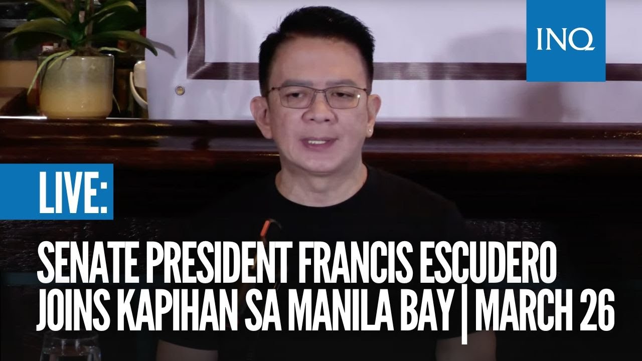 LIVE: Senate President Francis Escudero joins Kapihan Sa Manila Bay | March 26
