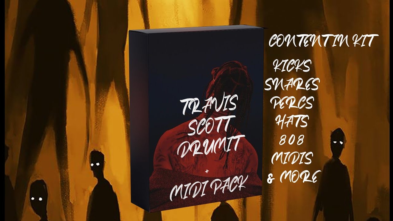 Free Travis Scott 808 melo Drumkit Download 2021|sample pack + midi pack.