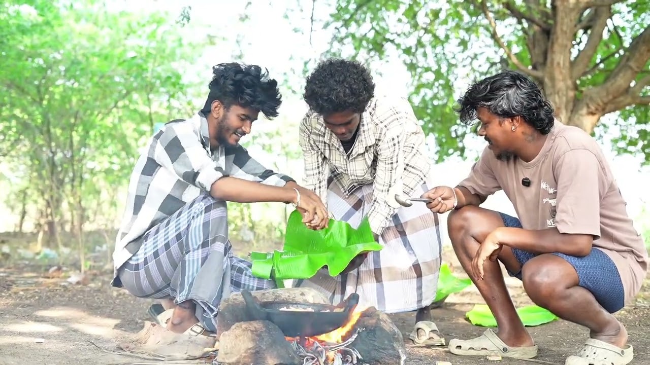 மதுரை ஸ்டைல ஈரல் வறுவல் காட்டுக்குள்ள👌 #trending #villagefood 