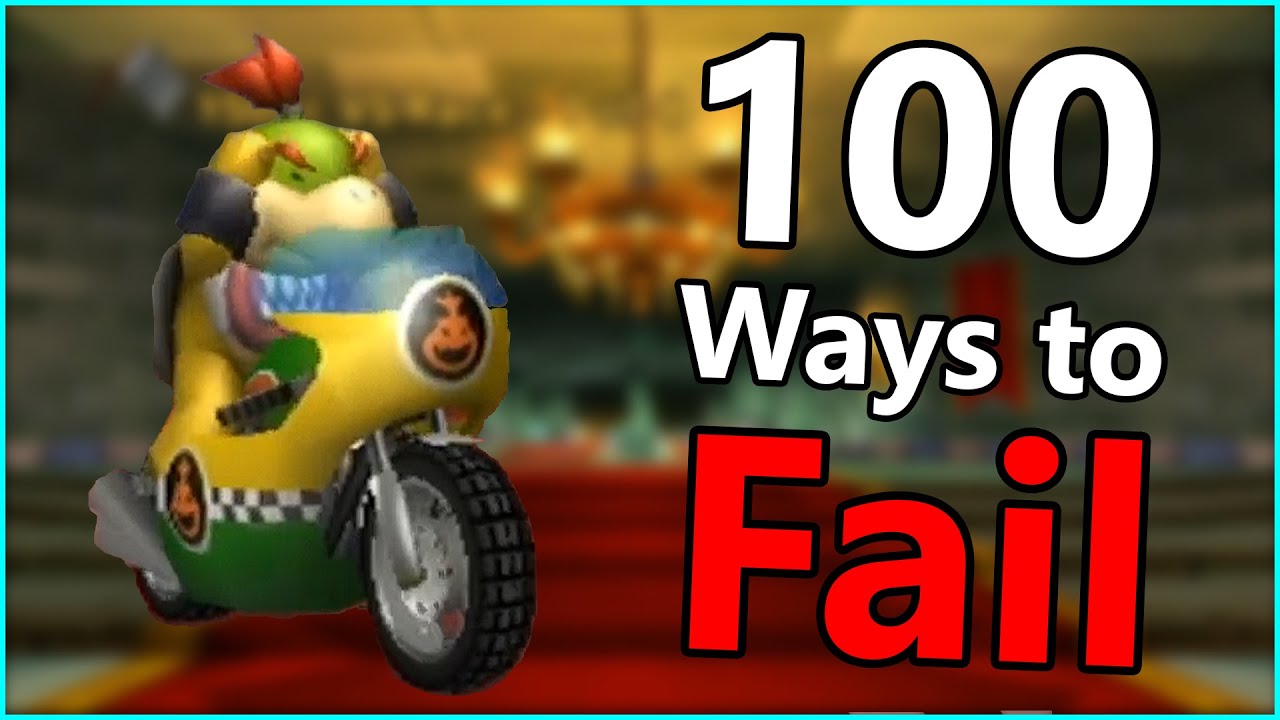 100 Ways to Fail in Mario Kart Wii!