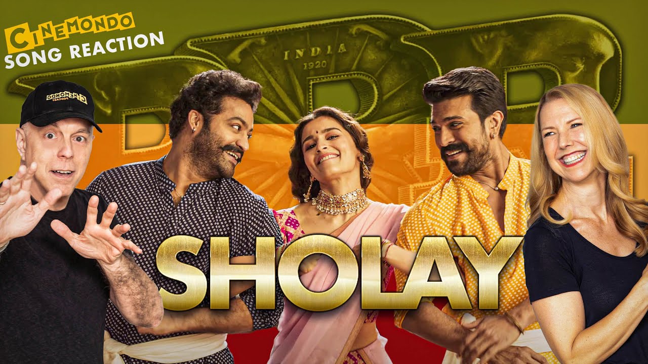 RRR Sholay Reaction!!  Song Reaction! Telugu | NTR | Ram Charan | Alia Bhatt | SS Rajamouli!