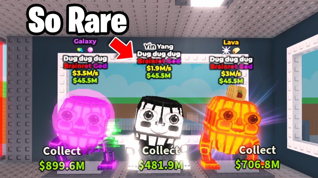 I Got The RAREST Dug Dug Dugs In Roblox Steal a Brainrot!