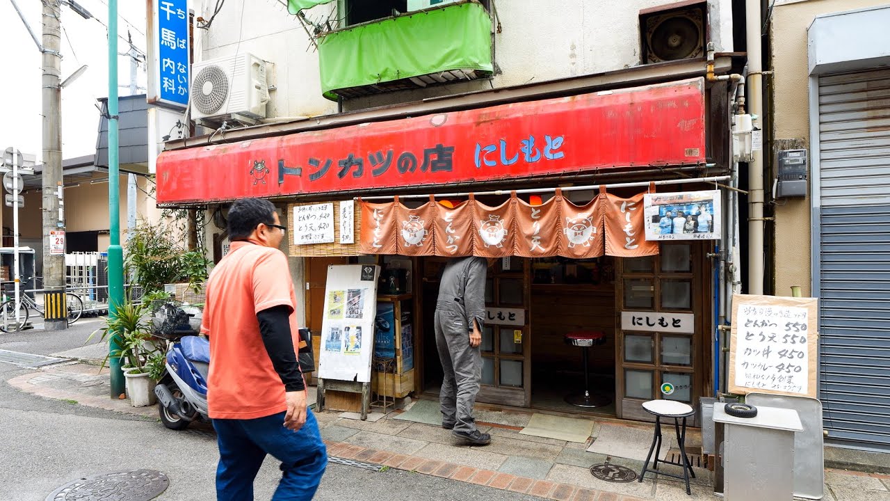 激狭2.7坪トンカツ屋！カウンター４席で４５０円カツカレーが爆売れ丨Tonkatsu restaurant with 4 counter seats