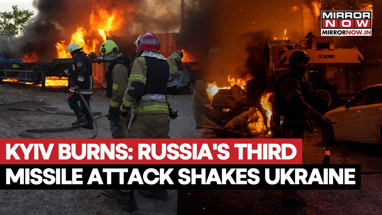 Russia Launches Big Missile Attack On Kyiv For 3rd Time In A Week, Putin's Fury Burns Ukraine