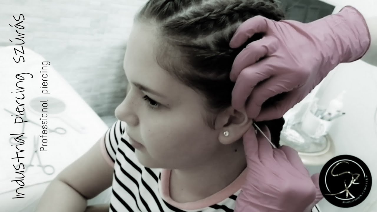 Industrial piercing szúrás - Százszorszép kozmetika Szombathely