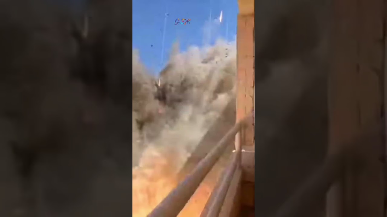 Super stealth missile lands - shockwave obliterates everything in its path 🚀⚡💥 😱